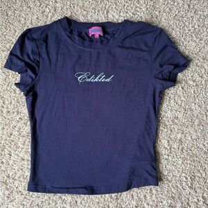 Edikted Dark Blue Kids Tee